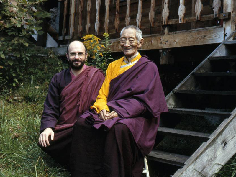 Lama Denys e Kalu Rinpoche